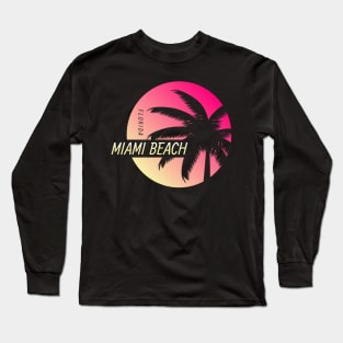 Miami Beach Summer Long Sleeve T-Shirt